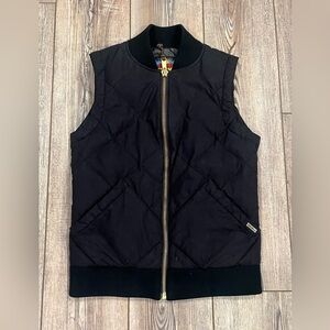 Eddie Bauer EB Originals Down Vest Women’s XS Black Quilted